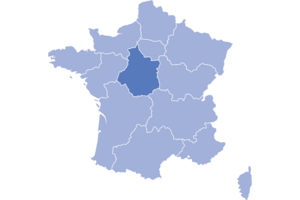 Carte de la région Centre Val de Loire