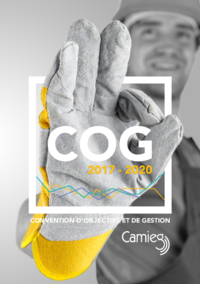 Couverture de la COG 2017-2020 de la Camieg