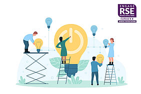 image montrant de la collaboration et du travail d'équipe